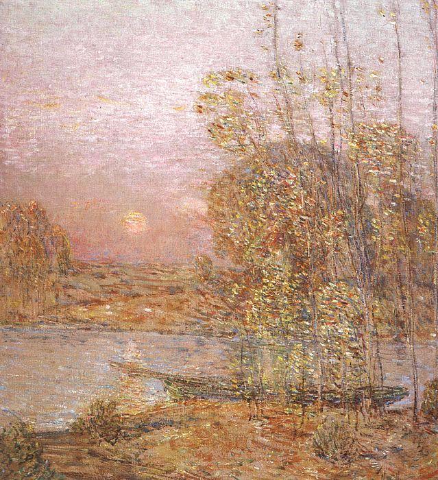 Childe Hassam Late Afternoon Sunset China oil painting art